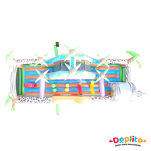 Dmuchany Tor przeszkód Dżungla- Tor z nawrotem