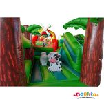 Dmuchaniec ze zjeżdżalnią  z motywem Farmerskim II