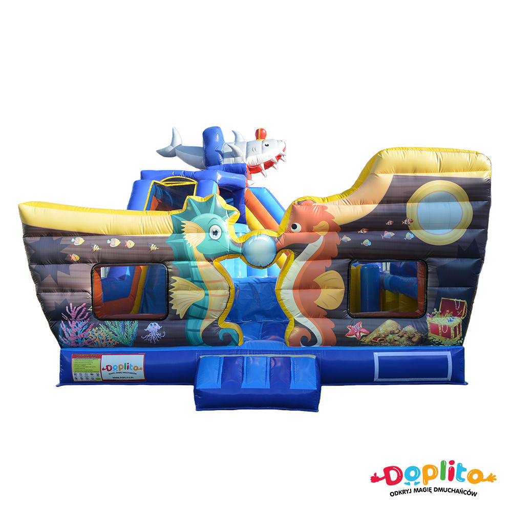 Wielofunkcyjny Plac zabaw z poduchą do skoków Podwodny Świat