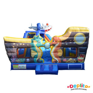 Wielofunkcyjny Plac zabaw z poduchą do skoków Podwodny Świat