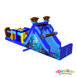 Dmuchany Tor przeszkód Podwodny świat