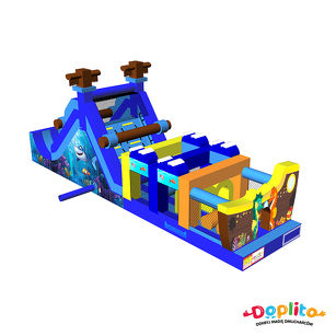 Dmuchany Tor przeszkód Podwodny świat