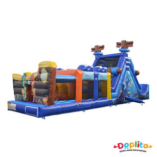 Dmuchany Tor przeszkód Podwodny świat