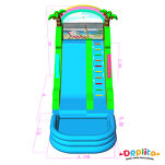 Zjeżdżalnia wodna 2w1