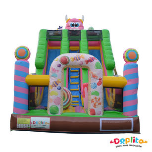 Podwójna duża zjeżdżalnia Słodkie potworki