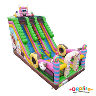 Podwójna duża zjeżdżalnia Słodkie potworki