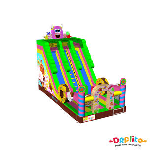 Podwójna duża zjeżdżalnia Słodkie potworki