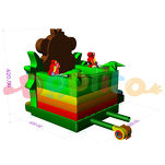 Skakaniec Małpka ze zjeżdżalnią