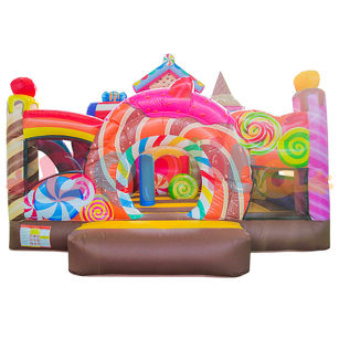 Dmuchany plac zabaw cukierki