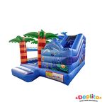 Dmuchaniec ze zjeżdżalnią  z motywem morskim