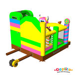 Dmuchaniec ze zjeżdżalnią Słodkie Potworki