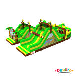 Tor przeszkód Zwierzęta z 2 zjeżdżalniami