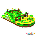 Tor przeszkód Zwierzęta z 2 zjeżdżalniami