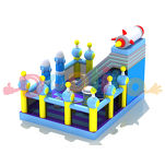 Dmuchany plac zabaw ze ścianką wspinaczkową Kosmos