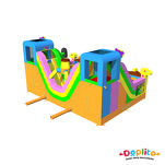 Plac zabaw z 2 zjeżdżalniami Słodkie Misie