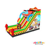 Gigantyczna Podwójna zjeżdżalnia Straż Pożarna