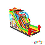 Gigantyczna Podwójna zjeżdżalnia Straż Pożarna