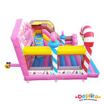 Dmuchaniec ze zjeżdzalnią - combo cukierki II