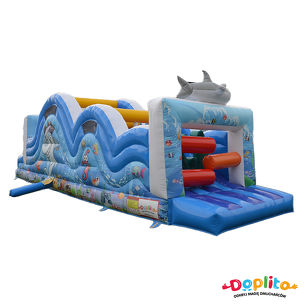 Dmuchany Tor przeszkód Ocean - Jednostronny