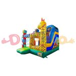 Dmuchany zamek ze zjeżdżalnią - combo  zwierzęta