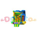 Dmuchany zamek ze zjeżdżalnią - combo  zwierzęta