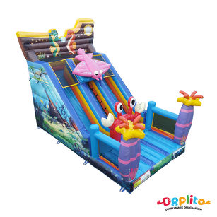 Podwójna zjeżdżalnia Podwodny świat