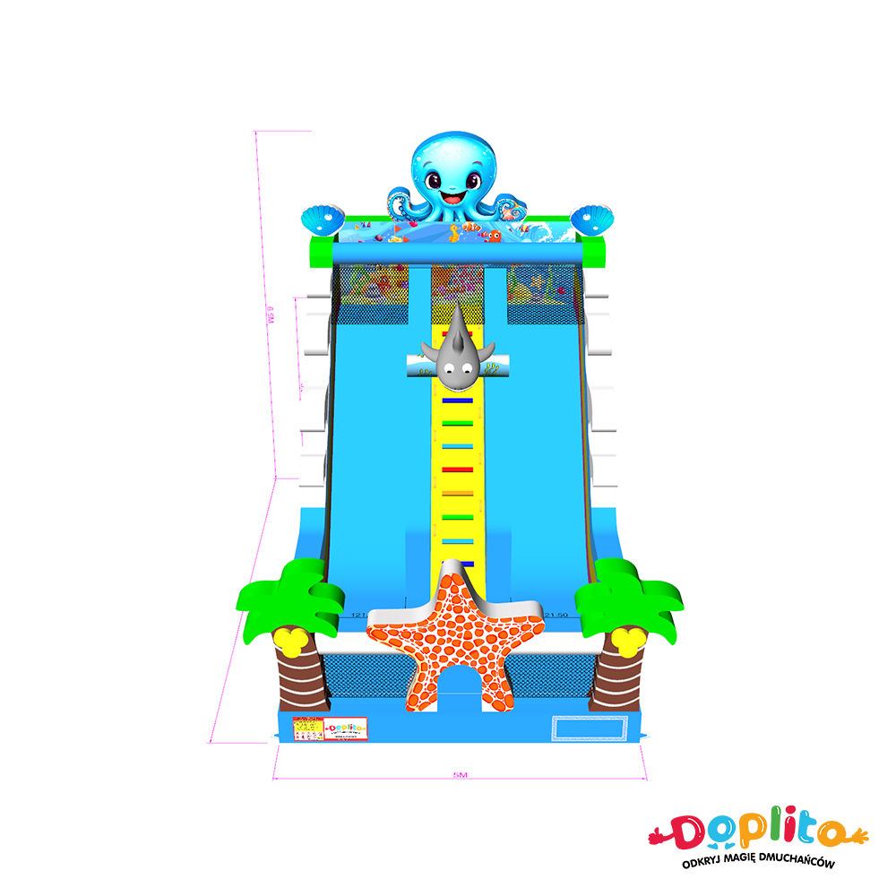 Podwójna Zjeżdżalnia Rekin i Przyjaciele - XL