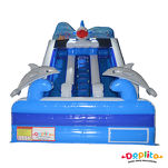 Podwójna dmuchana zjeżdżalnia Ocean