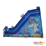 Podwójna dmuchana zjeżdżalnia Ocean
