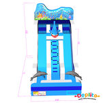 Podwójna dmuchana zjeżdżalnia Ocean