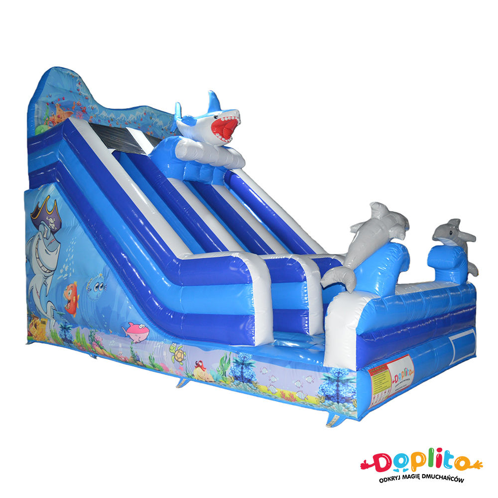 Podwójna dmuchana zjeżdżalnia Ocean