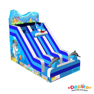 Podwójna dmuchana zjeżdżalnia Ocean