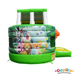 Dmuchany statek z motywem dżungli