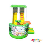 Dmuchany statek z motywem dżungli