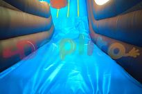 Dmuchany statek z motywem morskim