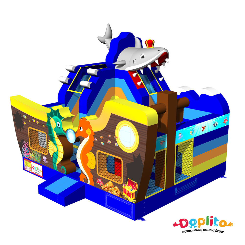 Dmuchany plac zabaw Podwodny świat