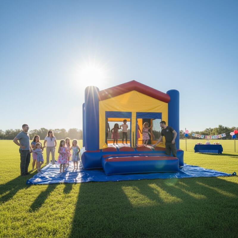 Czyszczenie i przygotowanie dmuchańców na zimę